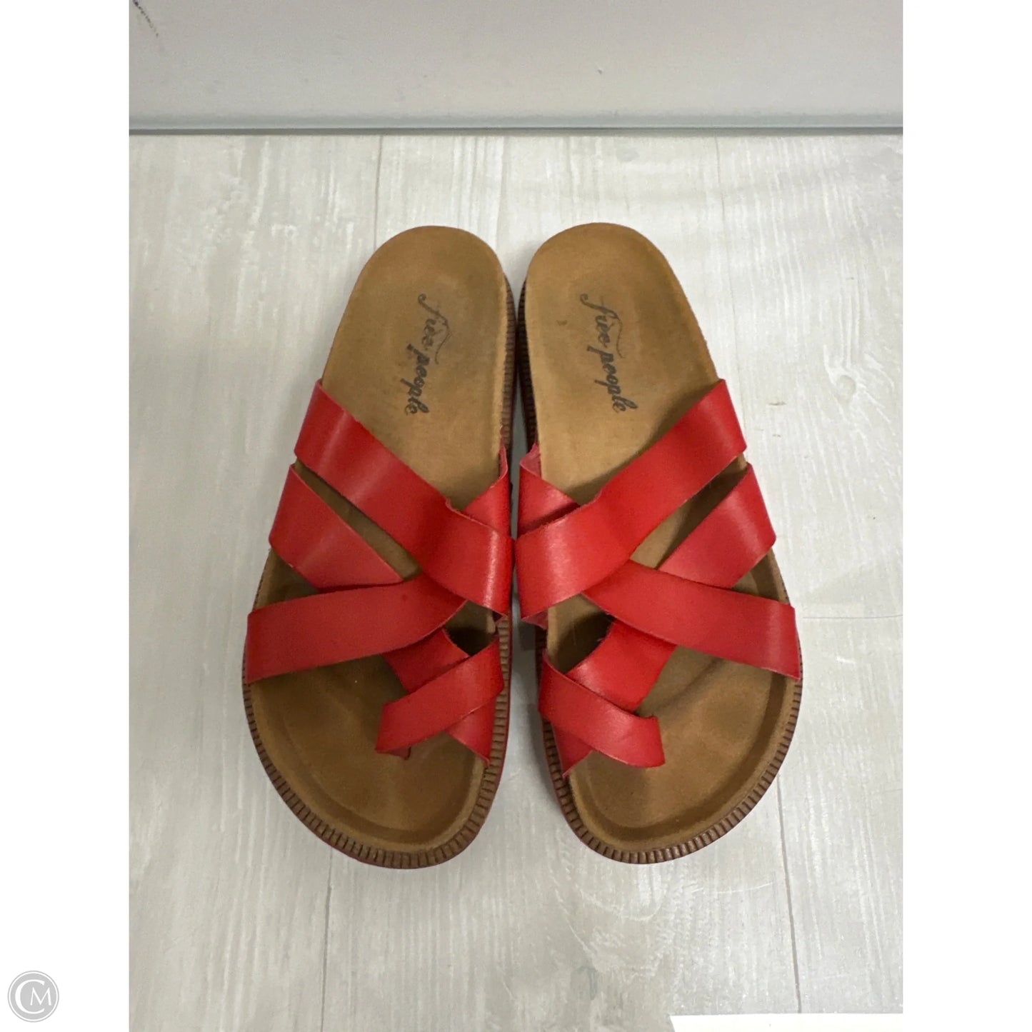 Sandals Flats By Free People In Red, Size: 7.5