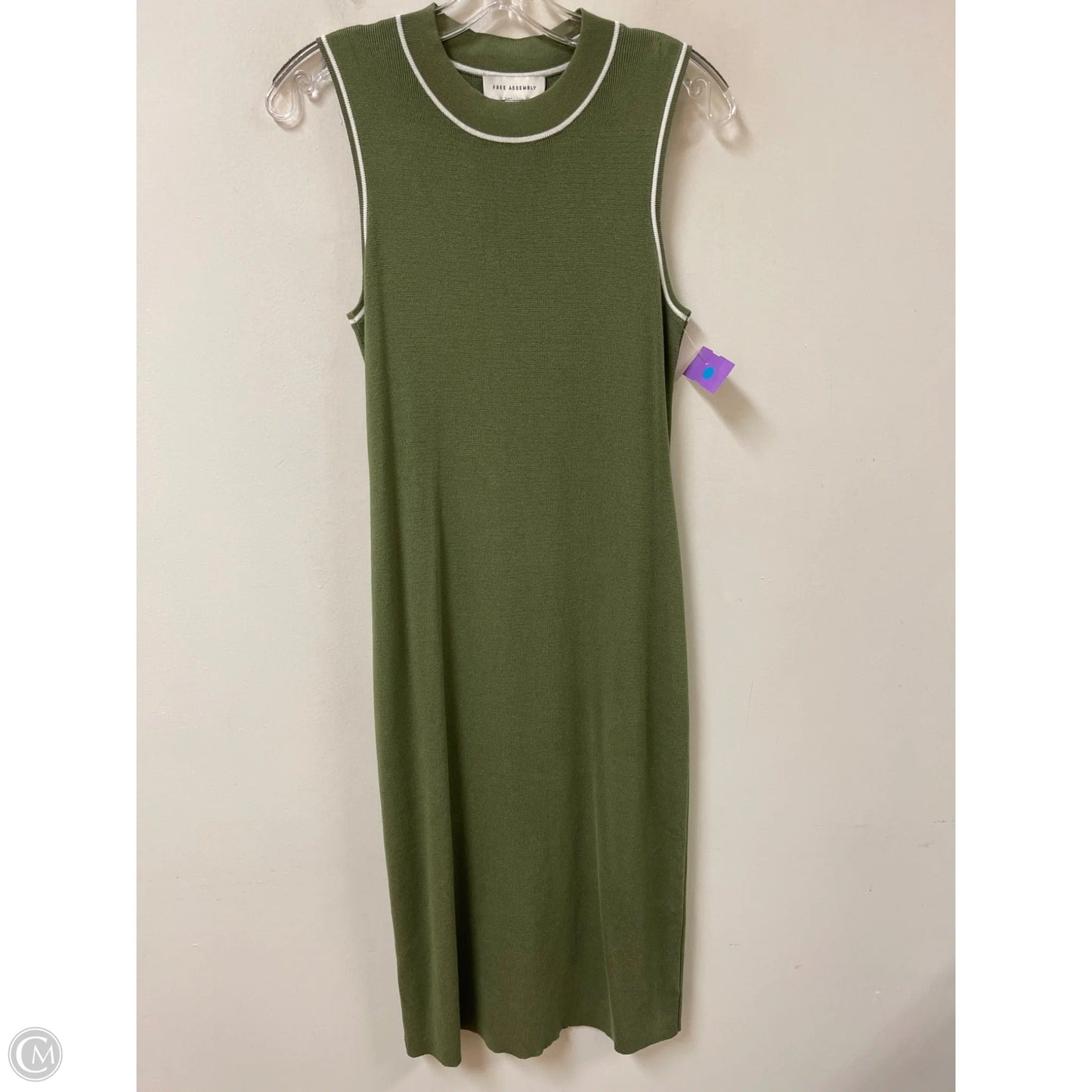 Dress Casual Maxi By Free Assembly In Green, Size: M