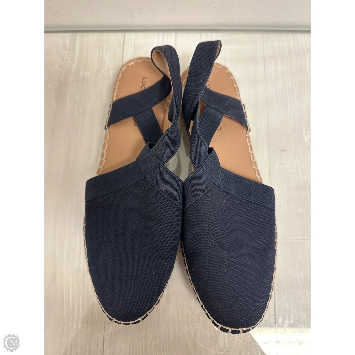 Shoes Flats By Lucky Brand In Navy, Size: 9