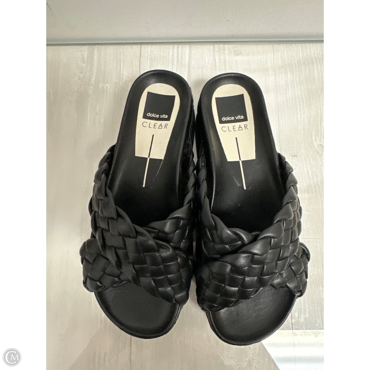 Sandals Heels Platform By Dolce Vita In Black, Size: 8.5