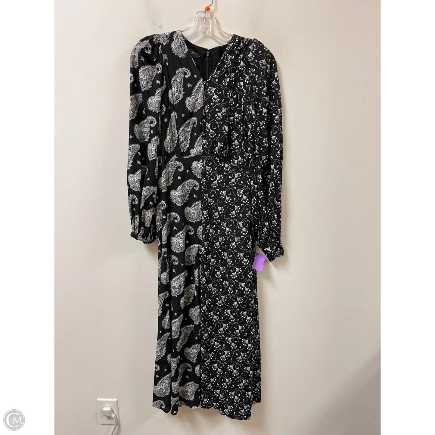 Dress Casual Maxi By Ted Baker In Black & White, Size: Xs
