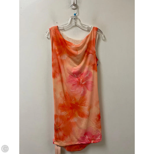 Dress Casual Short By Shein In Orange, Size: 3x
