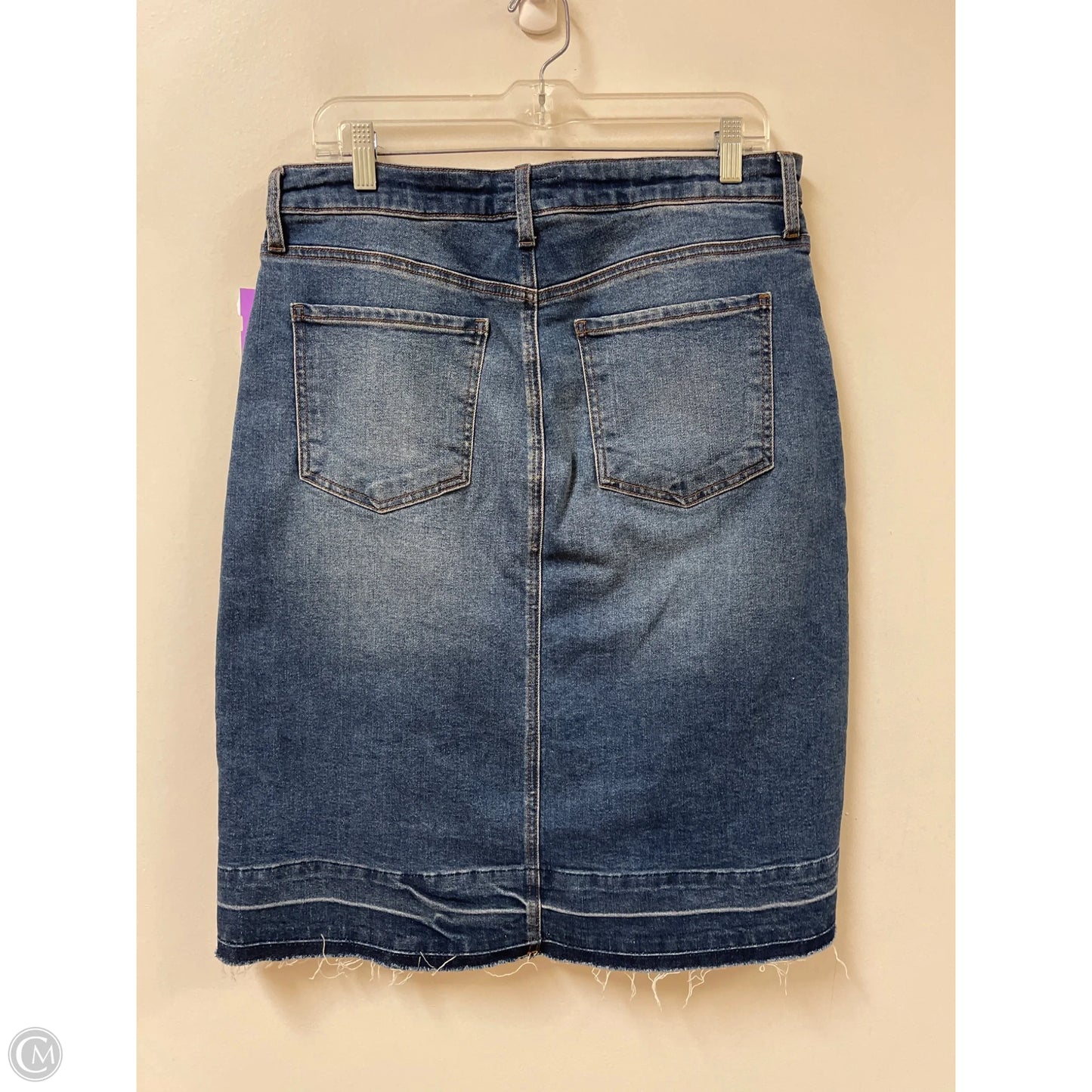 Skirt Midi By Kut In Blue Denim, Size: 12