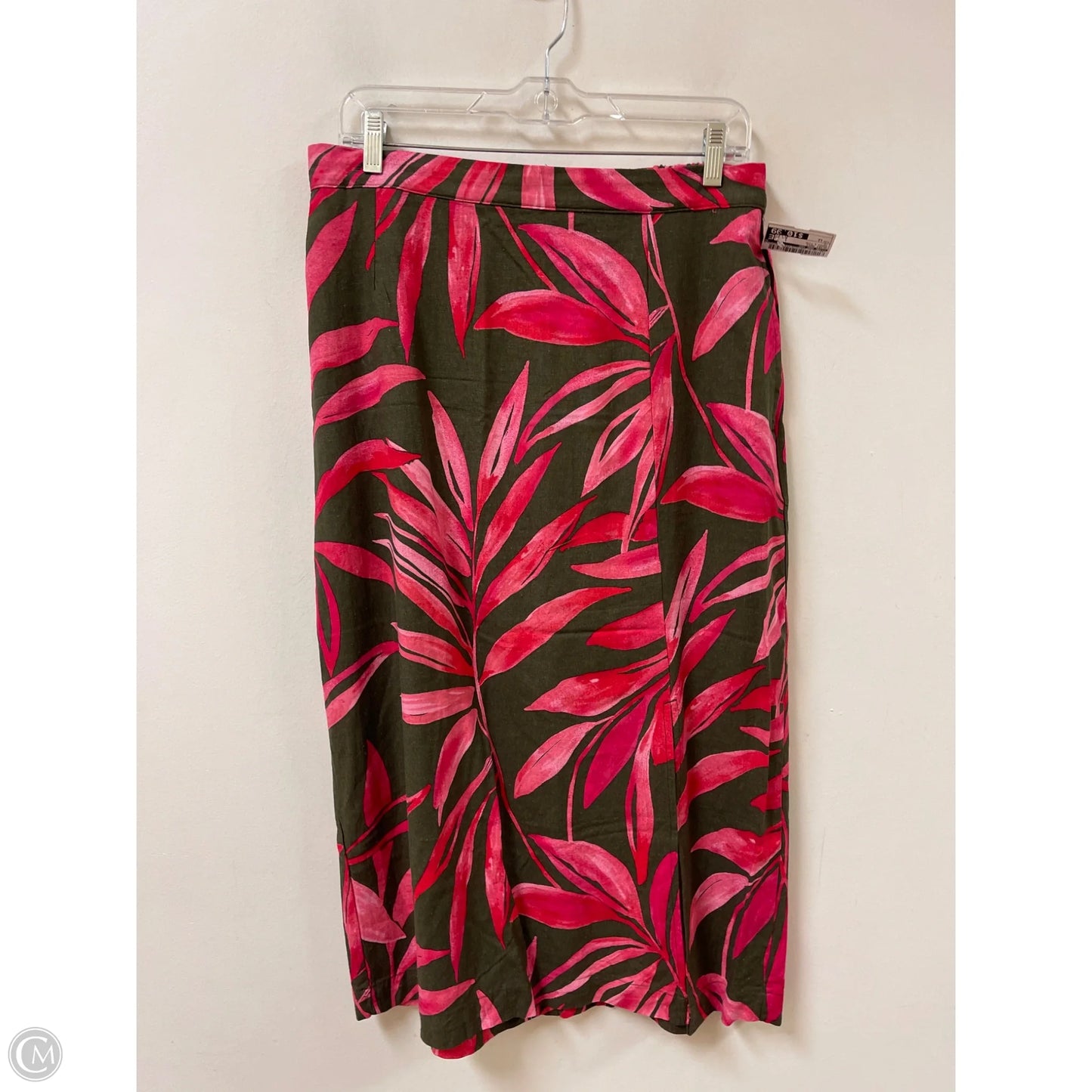 Skirt Maxi By Time And Tru In Green & Pink, Size: 12