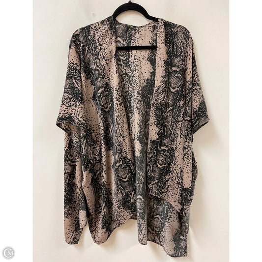Kimono By 12th Tribe In Snakeskin Print, Size: M