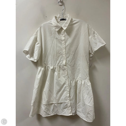 Dress Casual Midi By Shein In White, Size: L