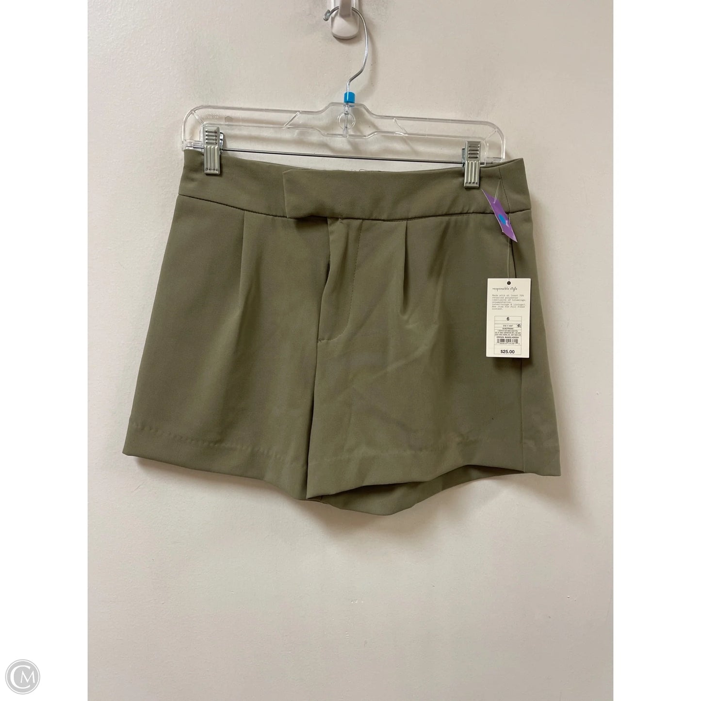 Shorts By A New Day In Green, Size: 6