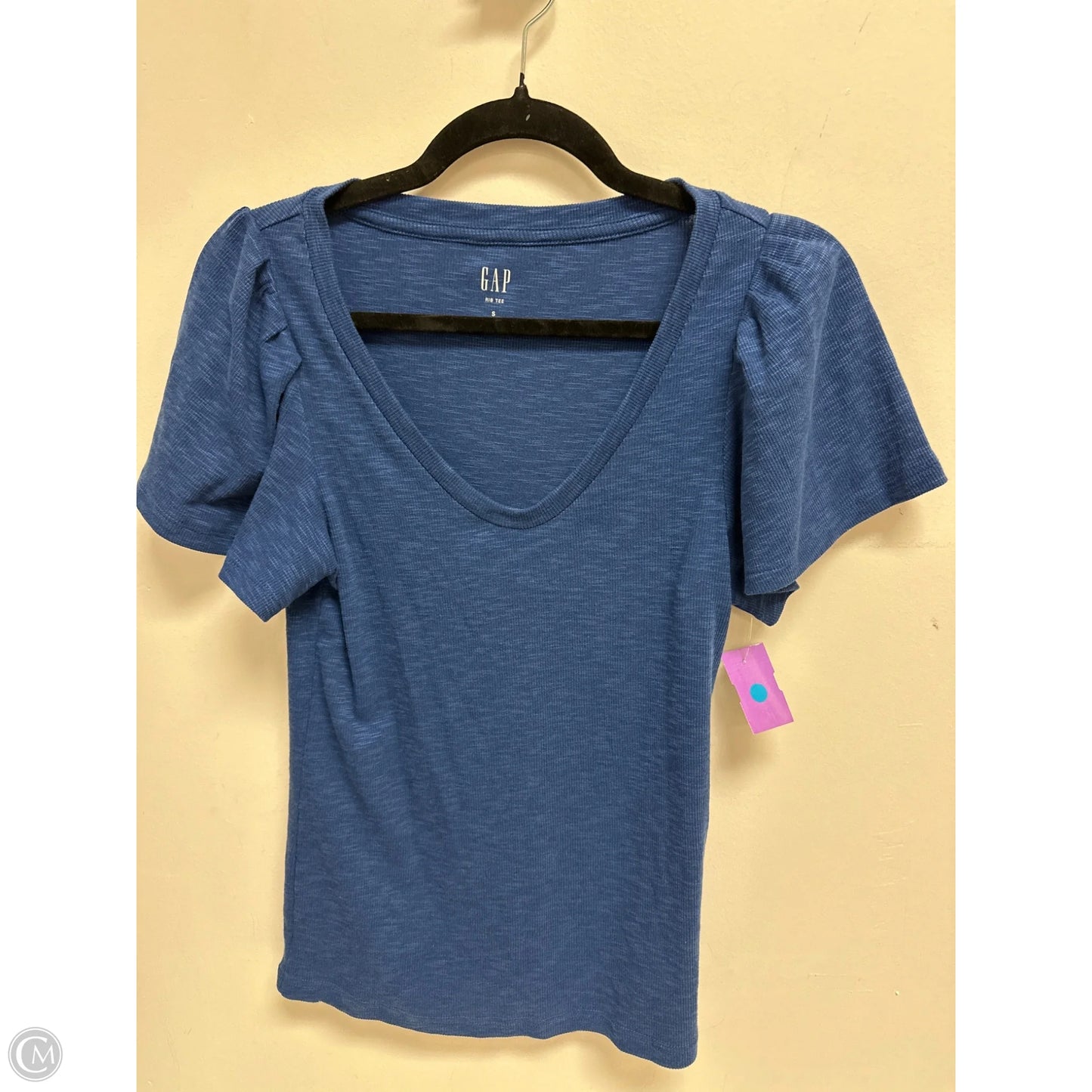 Top Short Sleeve By Gap In Blue, Size: S
