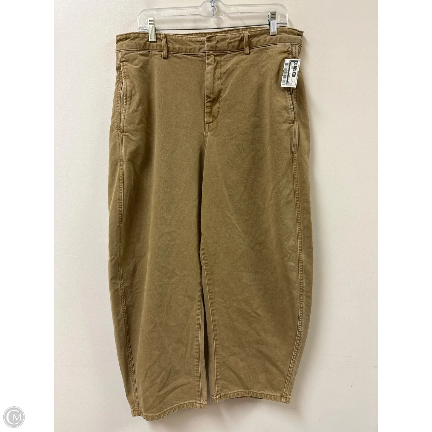 Jeans Boyfriend By Gap In Tan, Size: 14