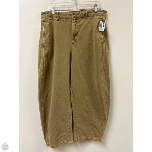 Jeans Boyfriend By Gap In Tan, Size: 14
