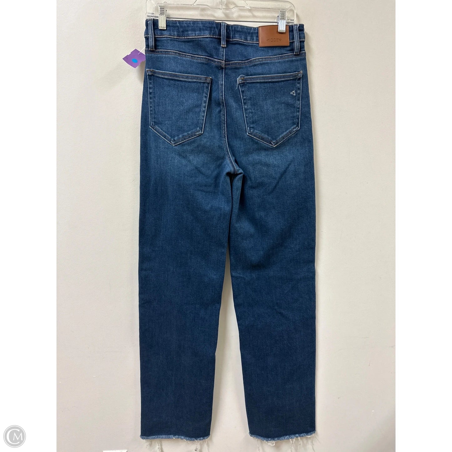 Jeans Straight By Hidden In Blue Denim, Size: 8l