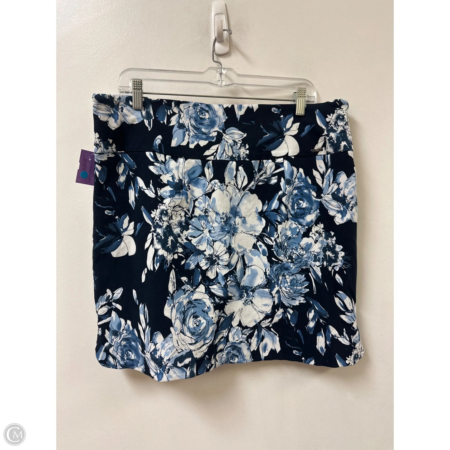 Skort By Sc & Co In Navy, Size: 18