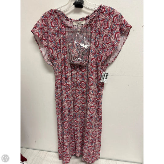 Dress Casual Short By Loft In Pink, Size: Xl