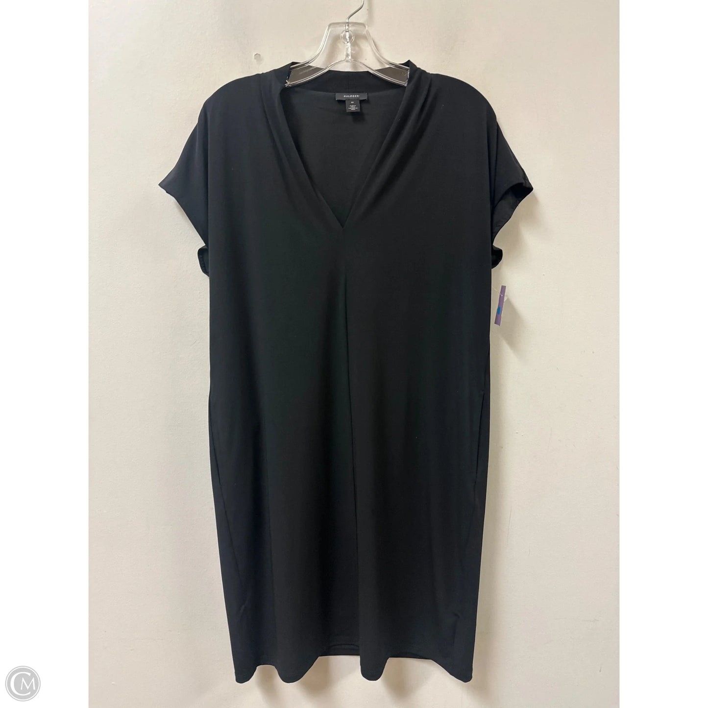 Dress Casual Midi By Halogen In Black, Size: M
