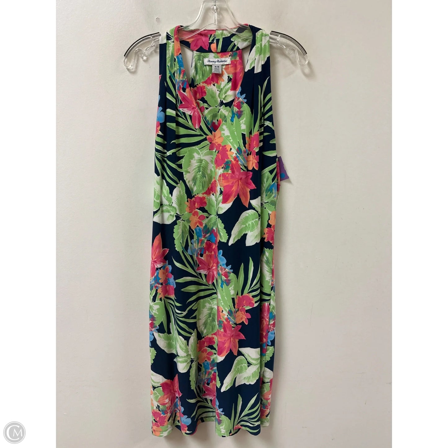 Dress Casual Midi By Tommy Bahama In Floral Print, Size: M