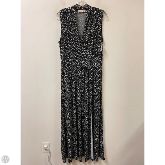 Dress Casual Maxi By Michael By Michael Kors In Black, Size: 1x
