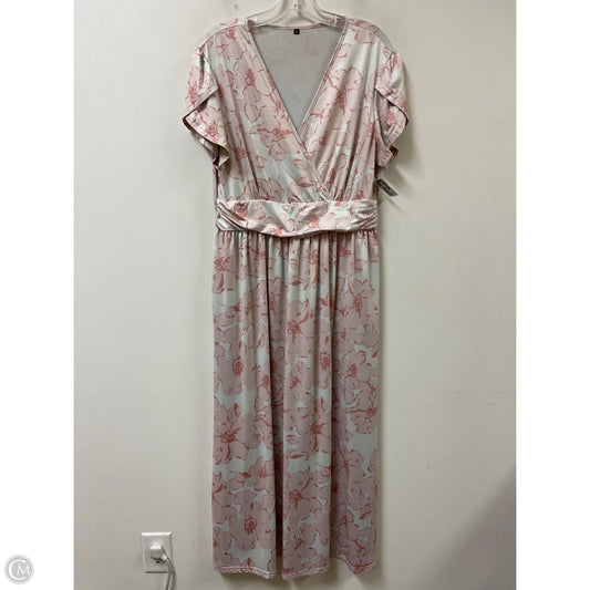 Dress Casual Maxi By Clothes Mentor In Pink, Size: Xl