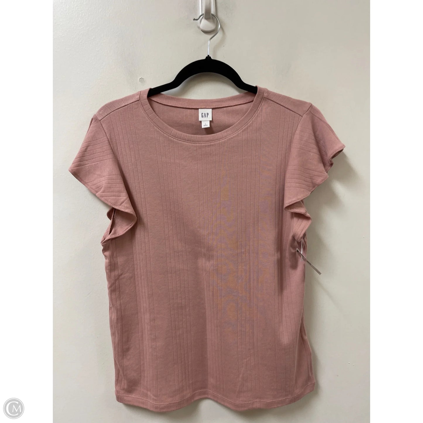 Top Short Sleeve By Gap In Pink, Size: L