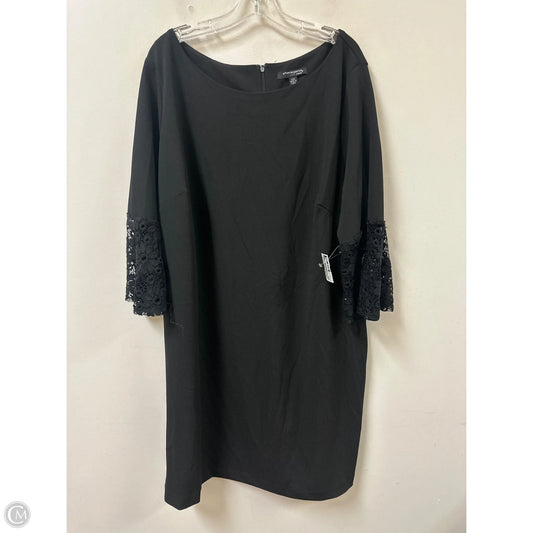 Dress Casual Midi By Sharagano In Black, Size: 2x