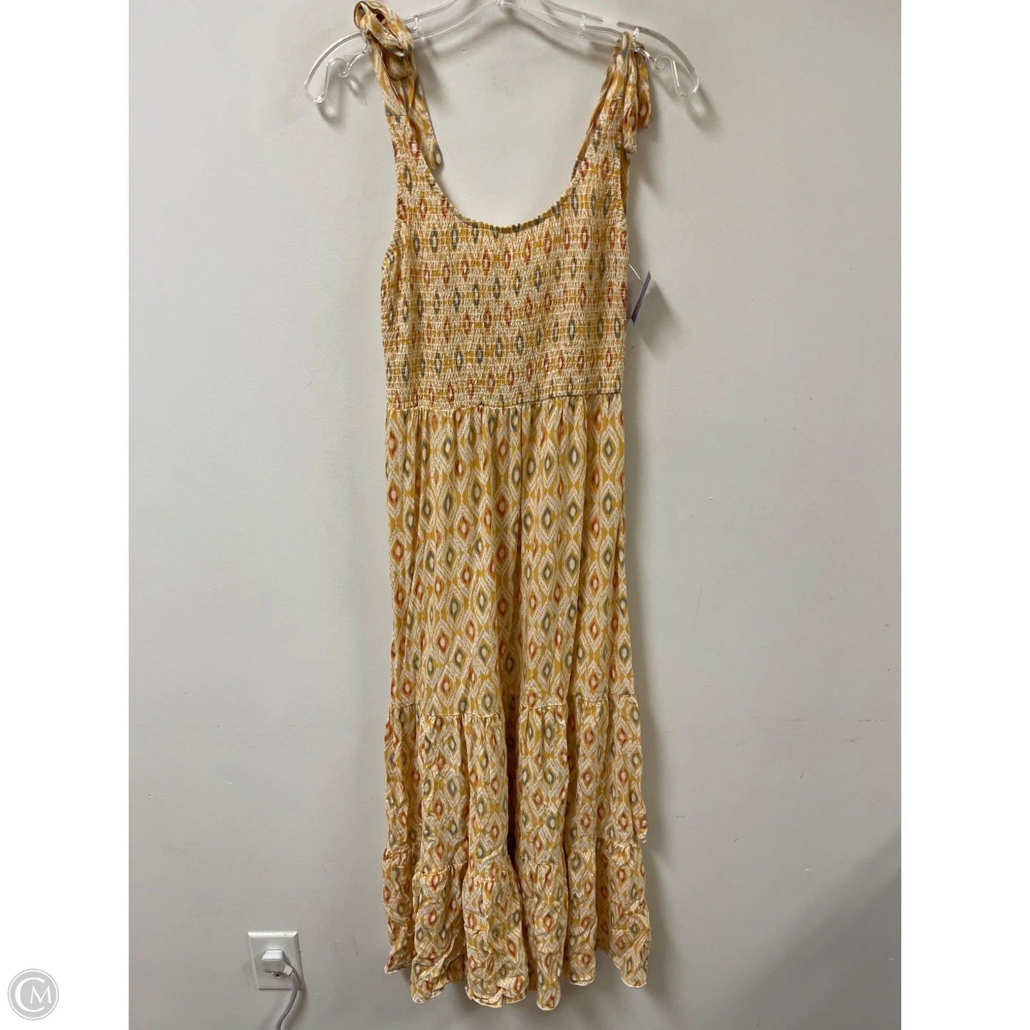 Dress Casual Maxi By Clothes Mentor In Yellow, Size: L