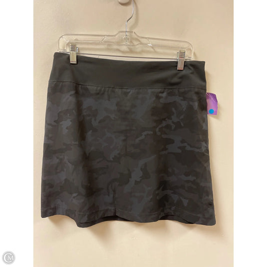 Athletic Skort By Maison Damelie In Camouflage Print, Size: M