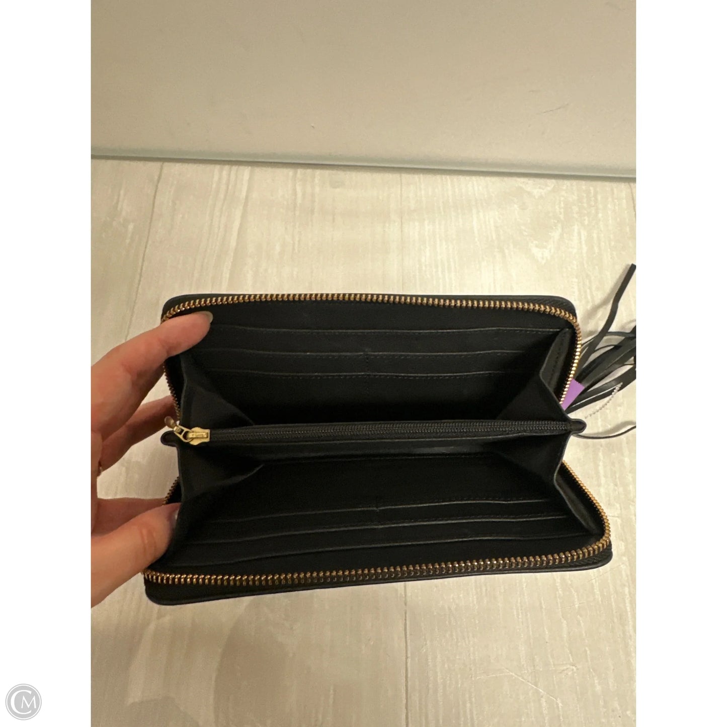 Wallet Leather By Clothes Mentor, Size: Large