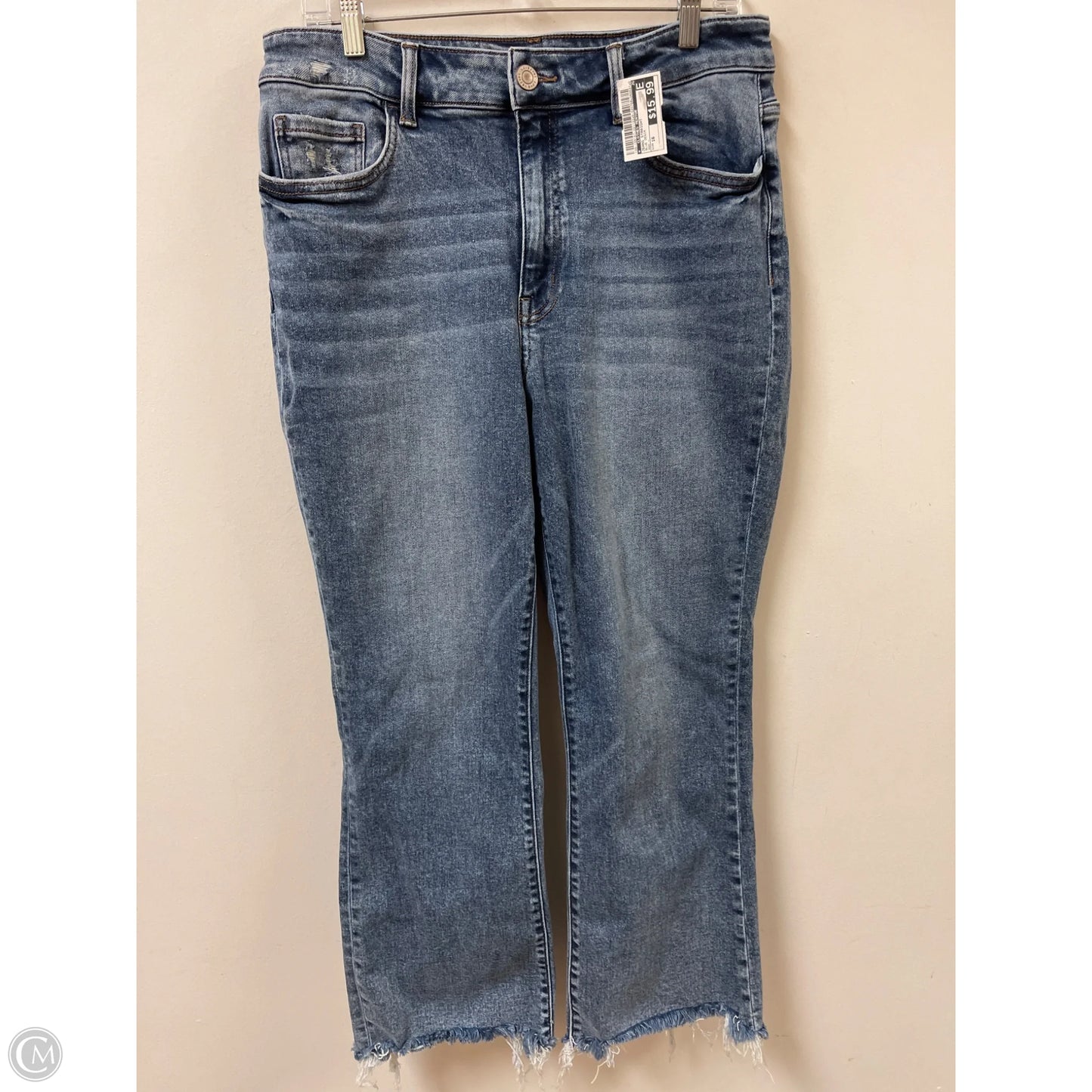 Jeans Straight By Clothes Mentor In Blue Denim, Size: 16