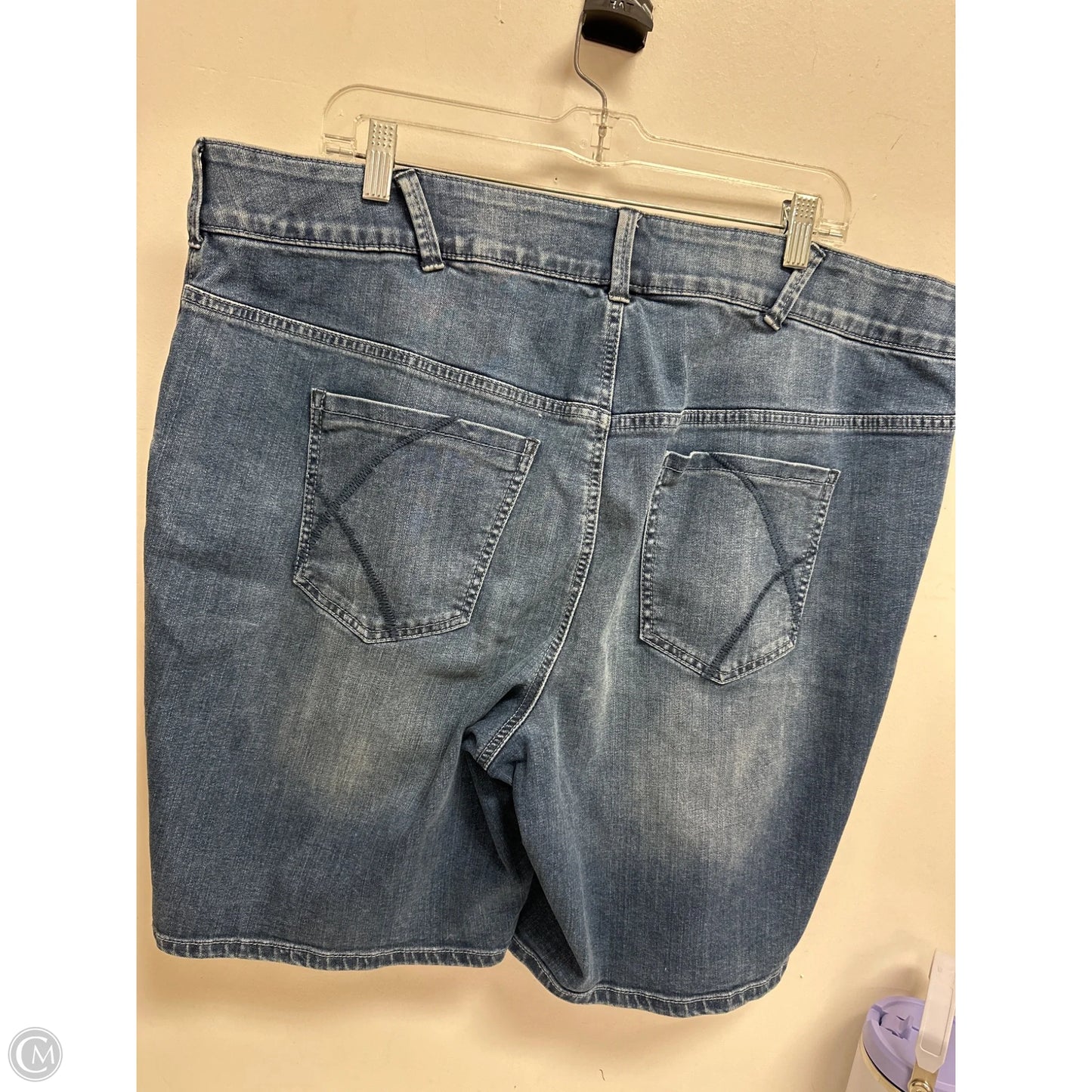 Shorts By Lane Bryant In Blue Denim, Size: 22