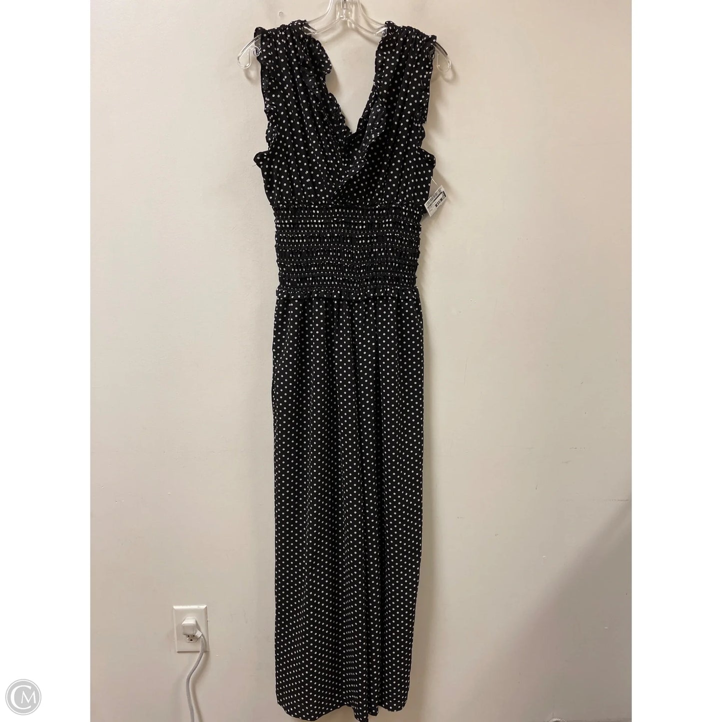 Jumpsuit By Max Studio In Polkadot Pattern, Size: M