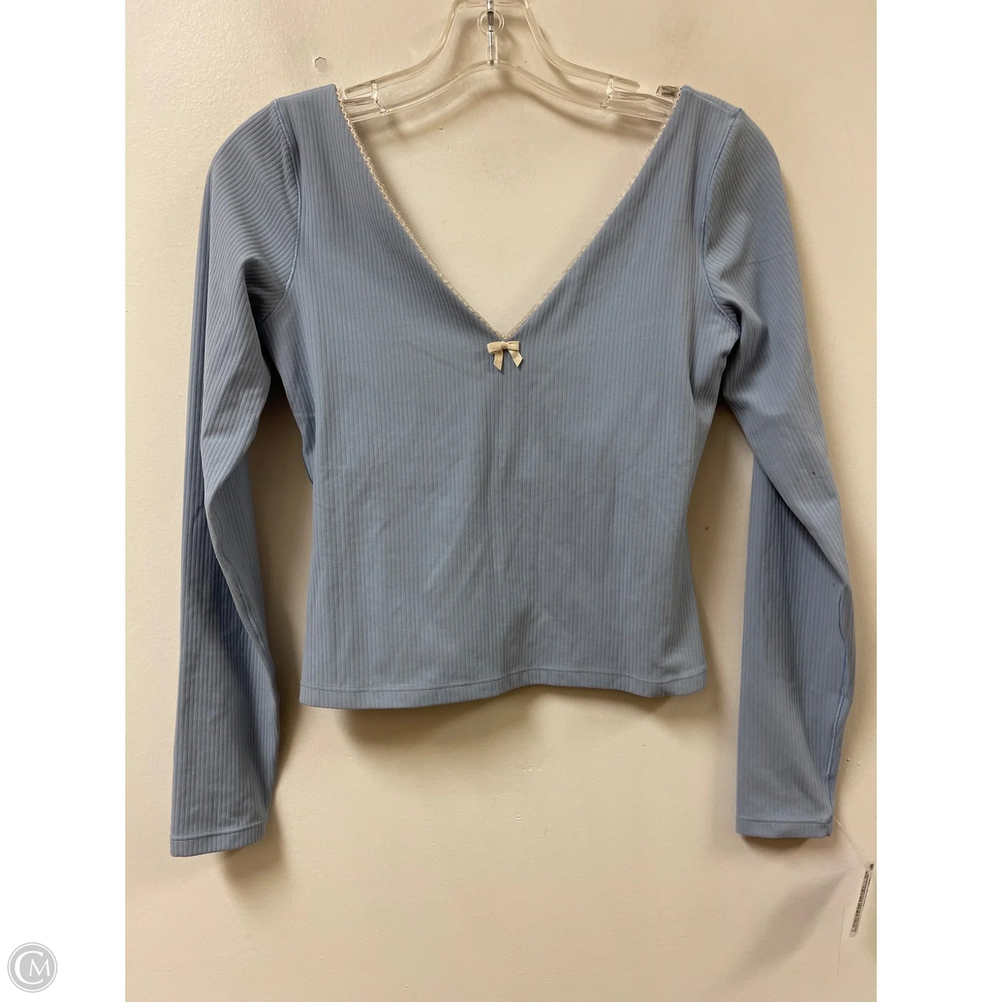 Top Long Sleeve By Offline In Blue, Size: Sp