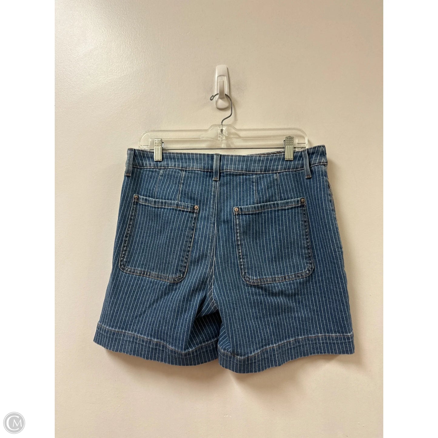 Shorts By Chicos In Blue Denim, Size: 6
