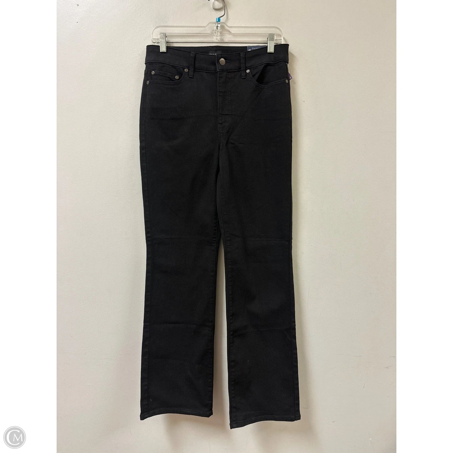 Jeans Straight By Talbots In Black, Size: 8