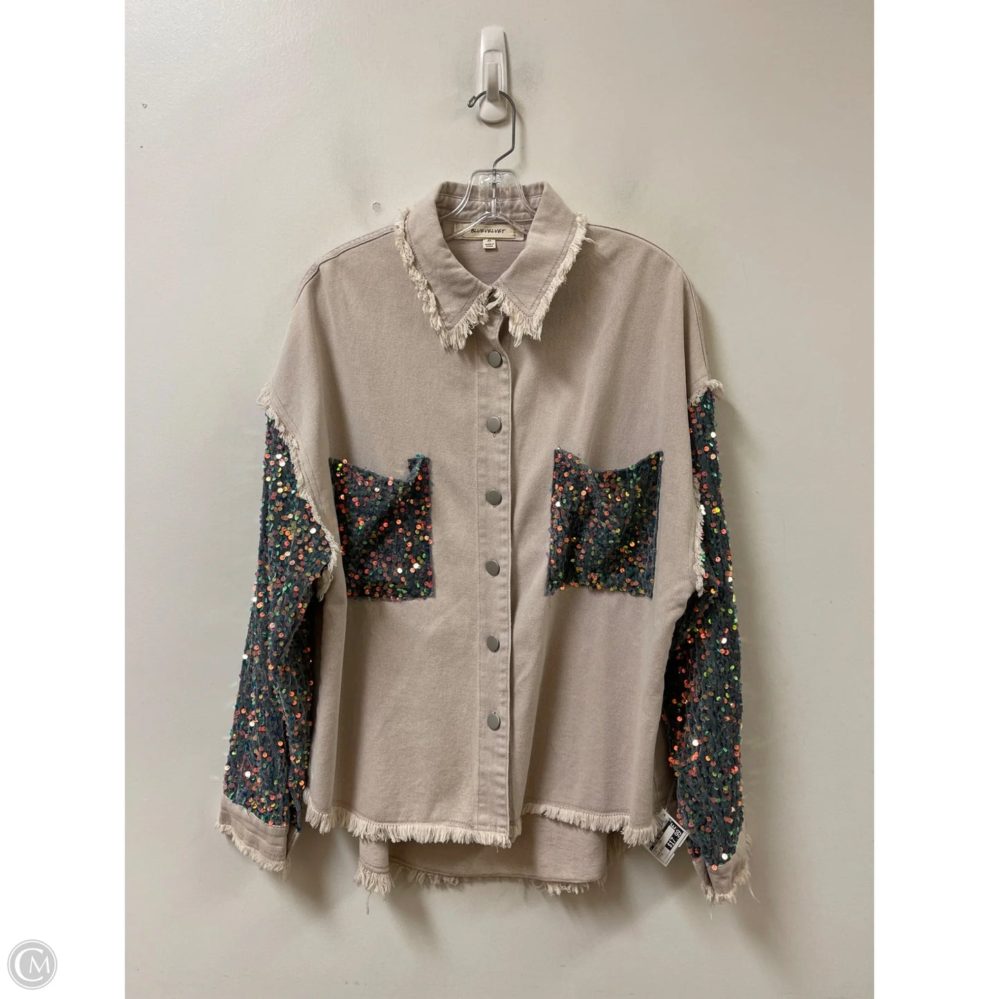 Jacket Other By Clothes Mentor In Tan, Size: M