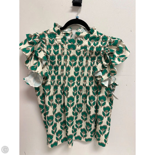 Top Short Sleeve By Clothes Mentor In Green, Size: M
