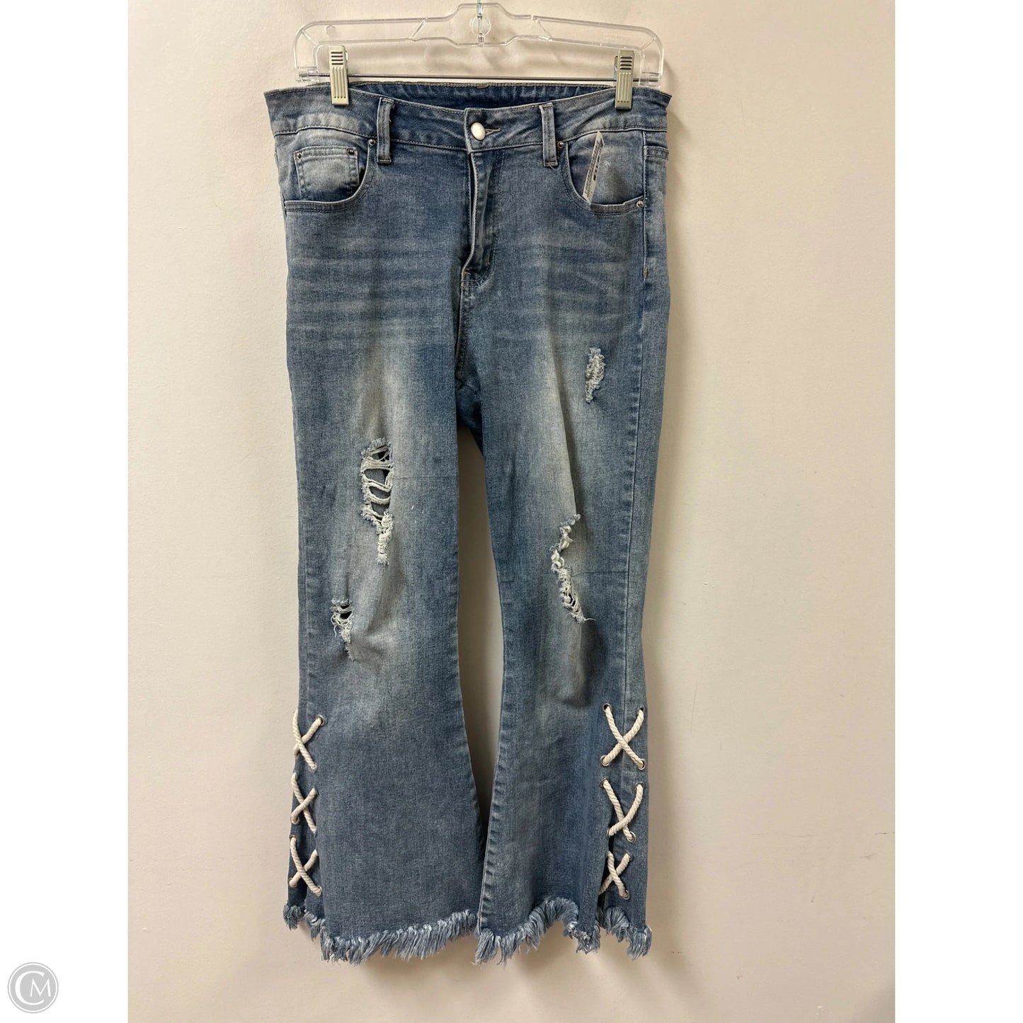Jeans Flared By Hayden La In Blue Denim, Size: 8