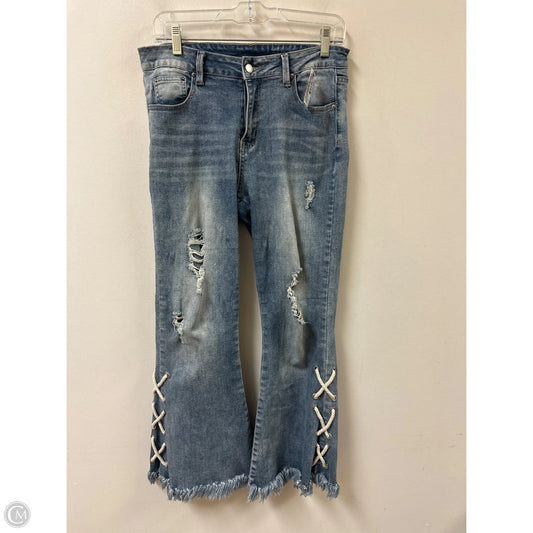 Jeans Flared By Hayden La In Blue Denim, Size: 8