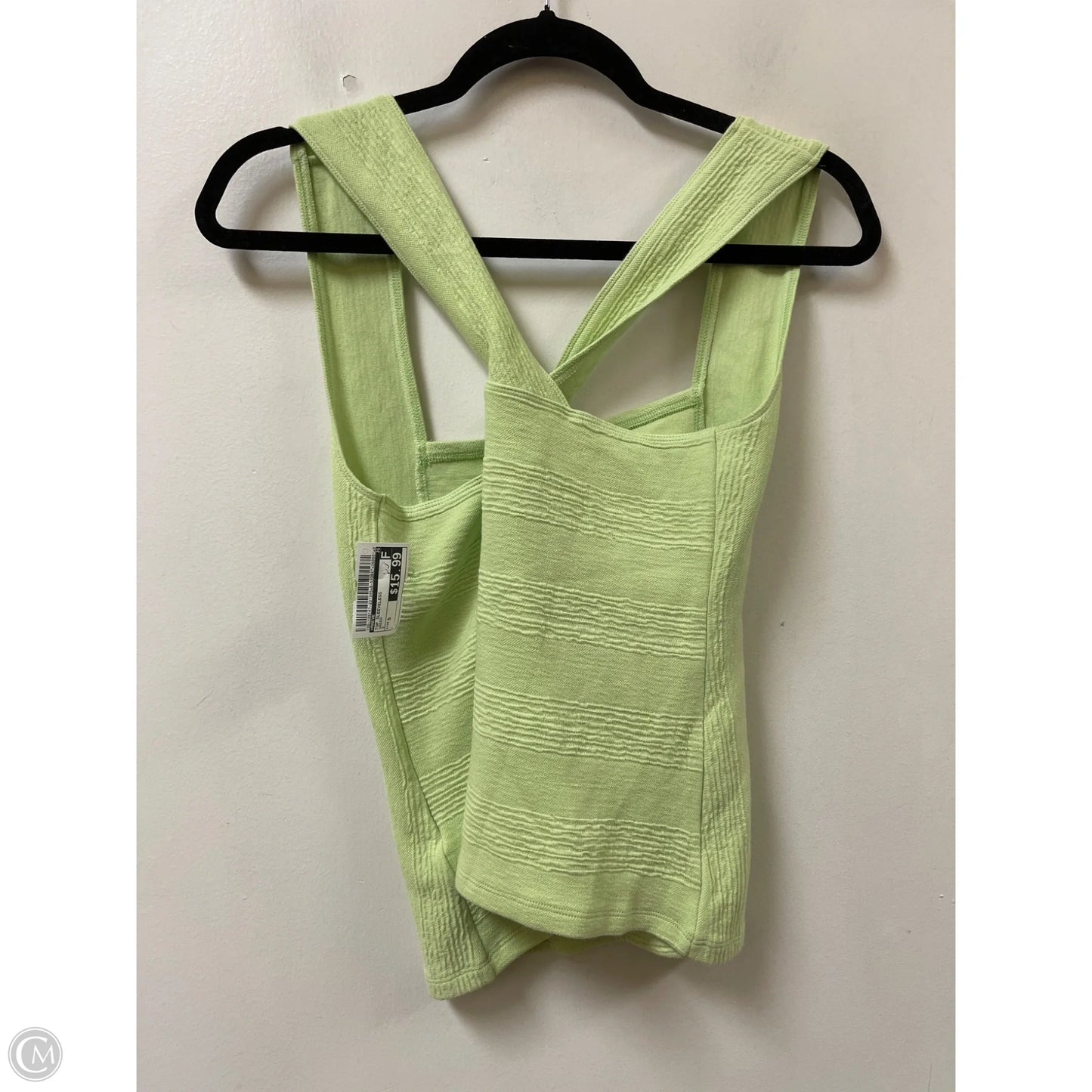 Top Sleeveless By Maeve In Green, Size: S