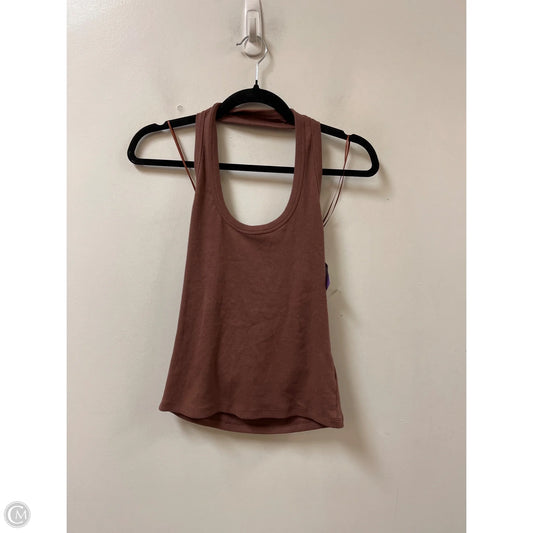 Top Sleeveless By Pilcro In Brown, Size: M