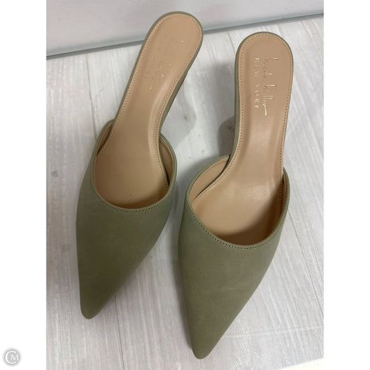 Shoes Heels Kitten By Nicole Miller In Green, Size: 9