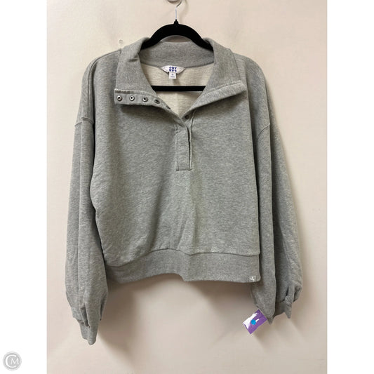 Sweatshirt Crewneck By Joy Lab In Grey, Size: M