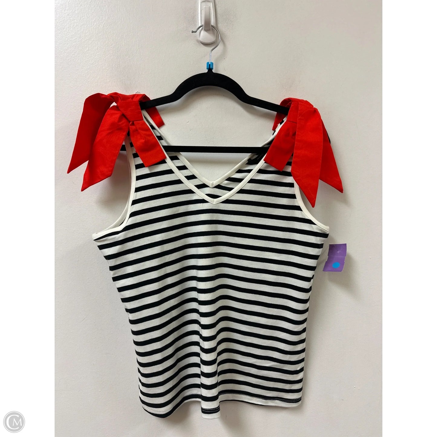 Top Sleeveless By Marc New York In Striped Pattern, Size: M