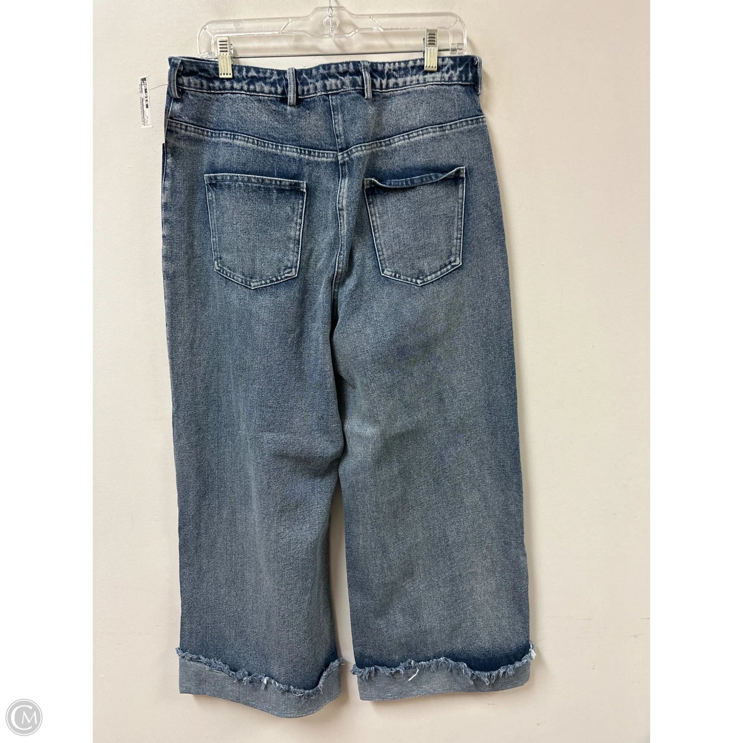 Jeans Wide Leg By Bibi In Blue Denim, Size: 12