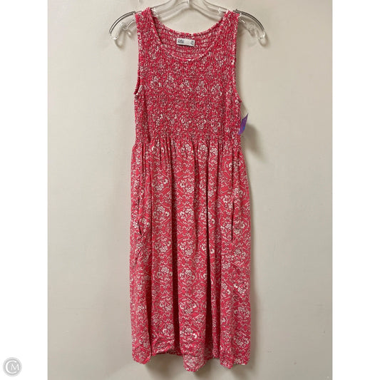 Dress Casual Midi By Croft And Barrow In Pink, Size: Sp