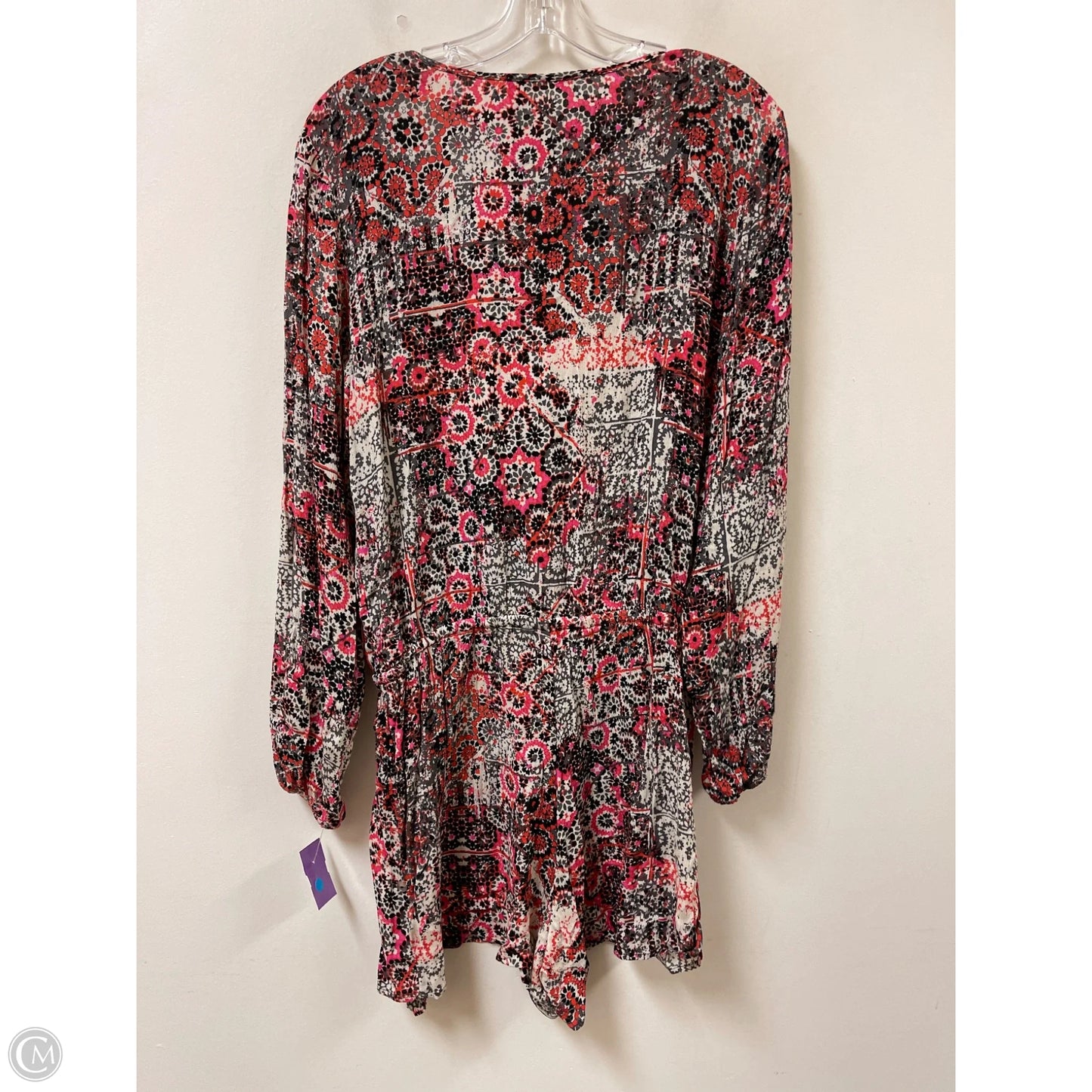 Romper By Chelsea And Violet In Orange & Pink, Size: M