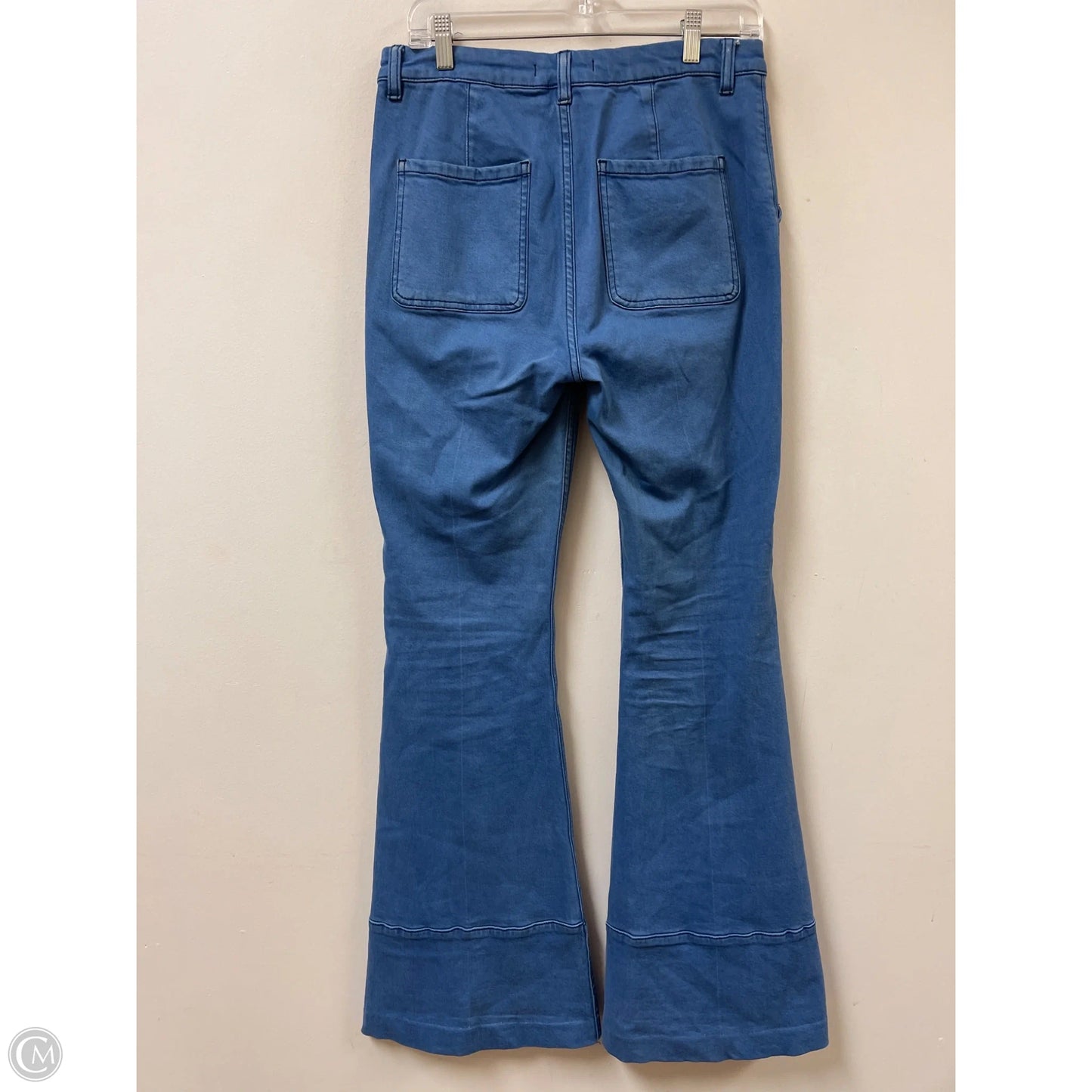 Jeans Flared By Free People In Blue, Size: 8