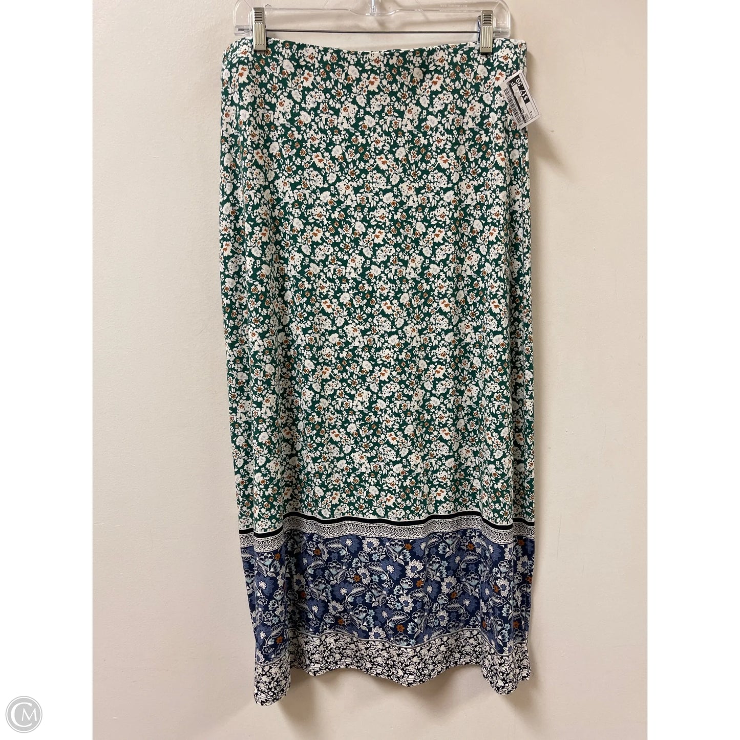 Skirt Maxi By J. Jill In Green, Size: S