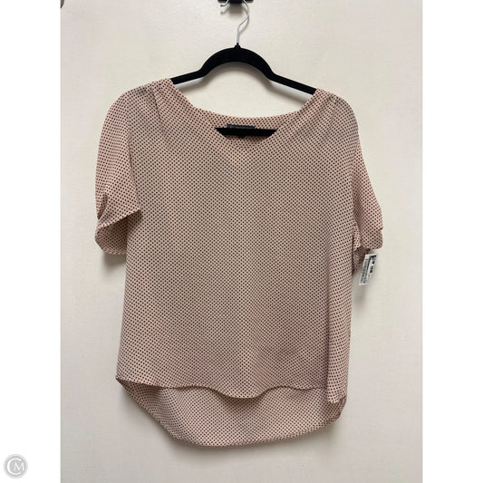 Top Short Sleeve By Adrianna Papell In Pink, Size: M