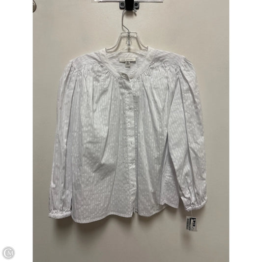 Blouse Long Sleeve By Free Assembly In White, Size: Xs