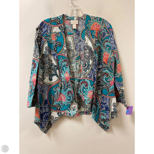 Blazer By Chicos In Multi-colored, Size: M