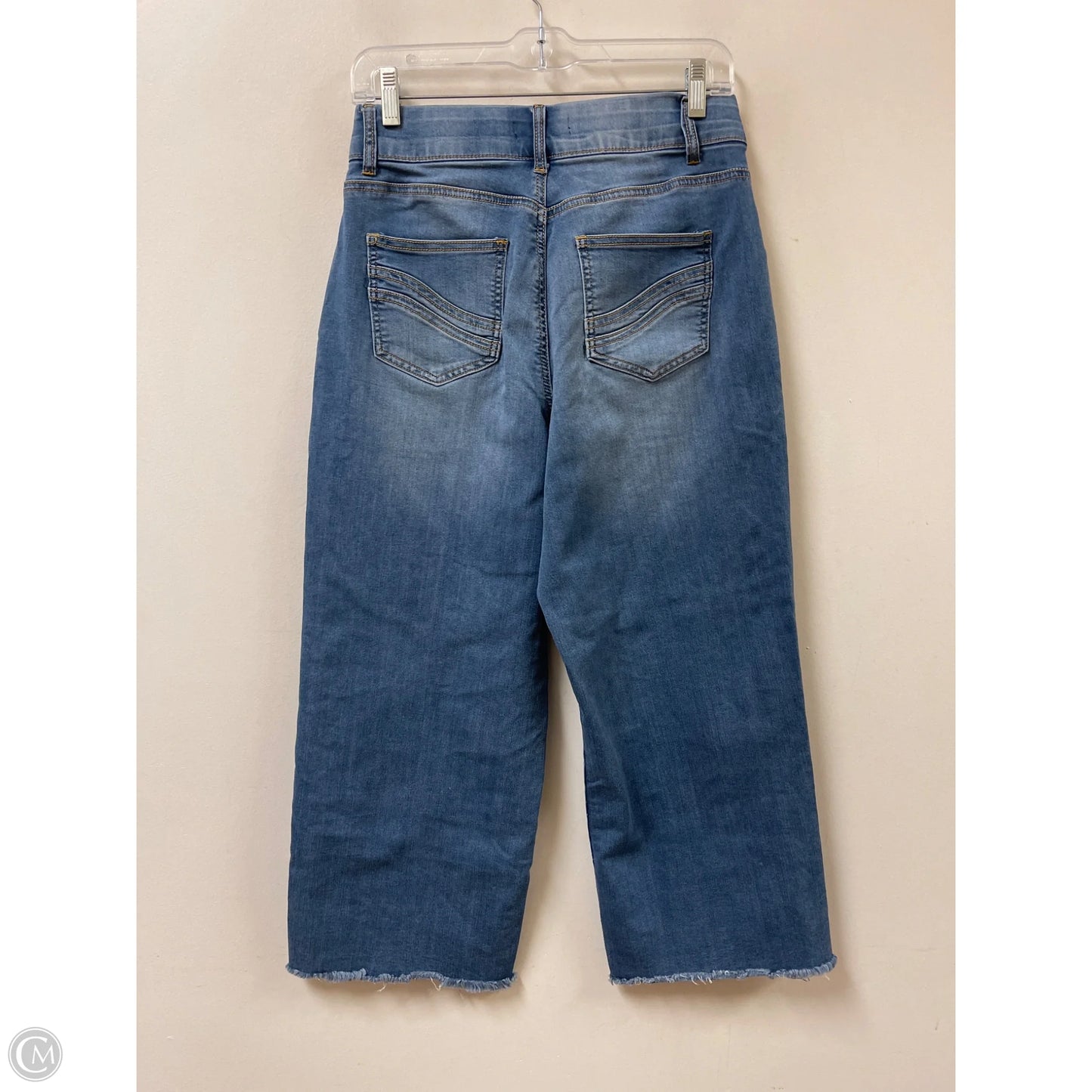 Jeans Wide Leg By Clothes Mentor In Blue Denim, Size: 8